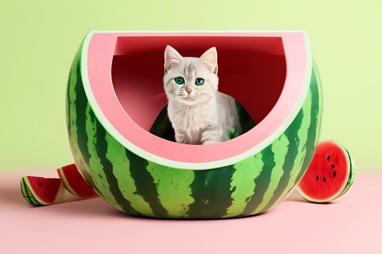 Watermelon Cat Litter Box