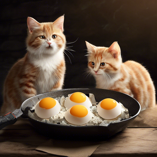 Cats Eat Cooked Eggs