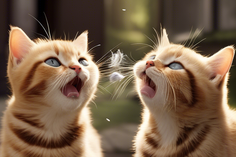 Cats Blowing Air Out of Their Noses